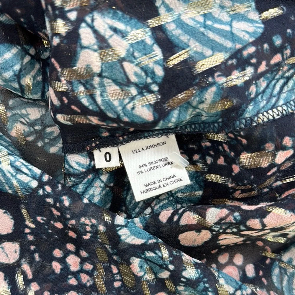 Ulla Johnson Roma Blouse Size 0 Silk - Picture 12 of 12